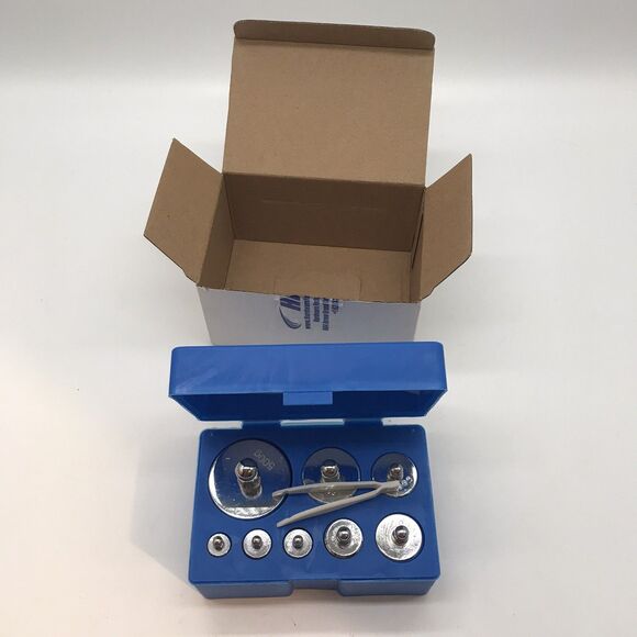 HFS(R) Scale Balance Calibration Weight Set - 10-1000G 8Pc Set with Case NEW - Picture 8 of 10